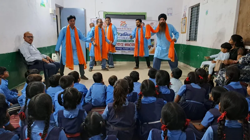 सेवा संकल्प अभियान:- पनागर और उर्दूआ खुर्द में नुक्कड़ नाटक के जरिए प्रदर्शित की अनकही कहानियां