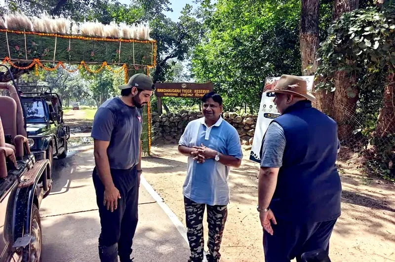 भाला और बंदूक के चैंपियन पहुंचे बांधवगढ़